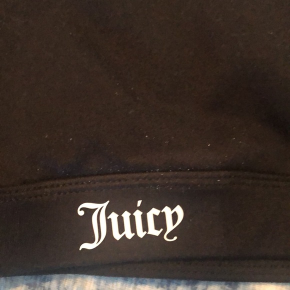 JUICY COUTURE black sports bra/top size medium - Picture 6 of 6